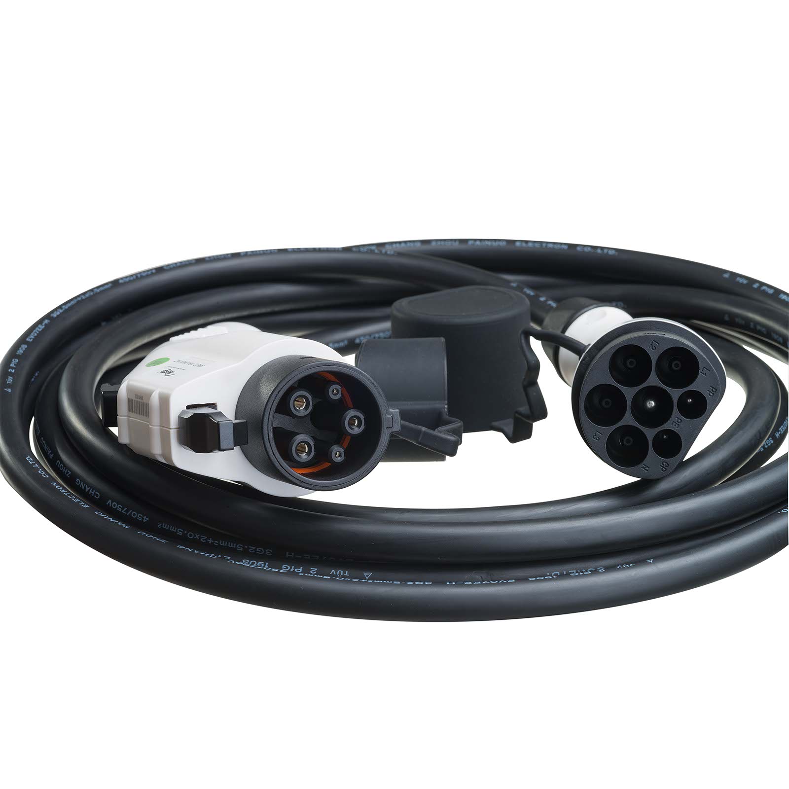 Kabel für Elektroautos AK-EC-02 Type1 / Type2 16A 6m - Akyga