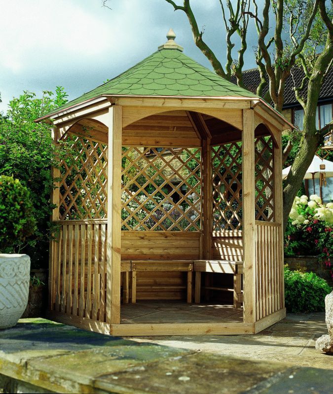 Winchester-Gartenpavillon aus Holz